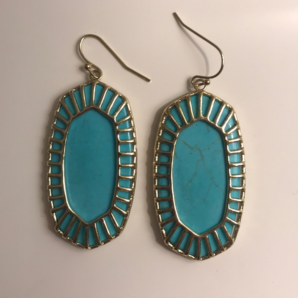 Kendra Scott Turquoise Danielle earrings